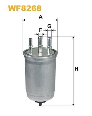WIX FILTERS Fuel filter Article number: WF8268 cheaply
