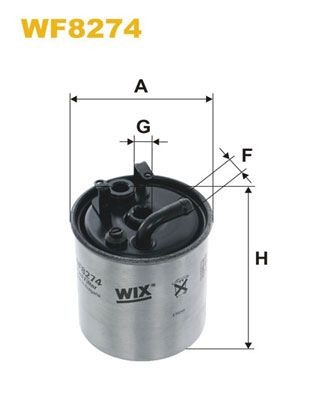 WIX FILTERS Brændstof-filter Varenummer: WF8274 billige