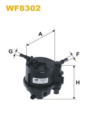 WIX FILTERS Fuel filter Article number: WF8302 cheaply