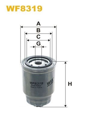 WIX FILTERS Kütusefilter Artikli number: WF8319 soodsalt
