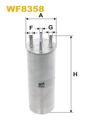 WIX FILTERS Горивен филтър артикулен номер: WF8358 евтино