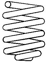 SACHS Coil spring Article number: 997 456 cheaply