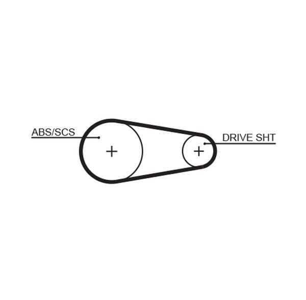 GATES Timing Belt Article number: 5204XS cheaply