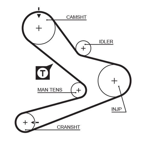GATES Timing Belt Article number: 5495XS cheaply