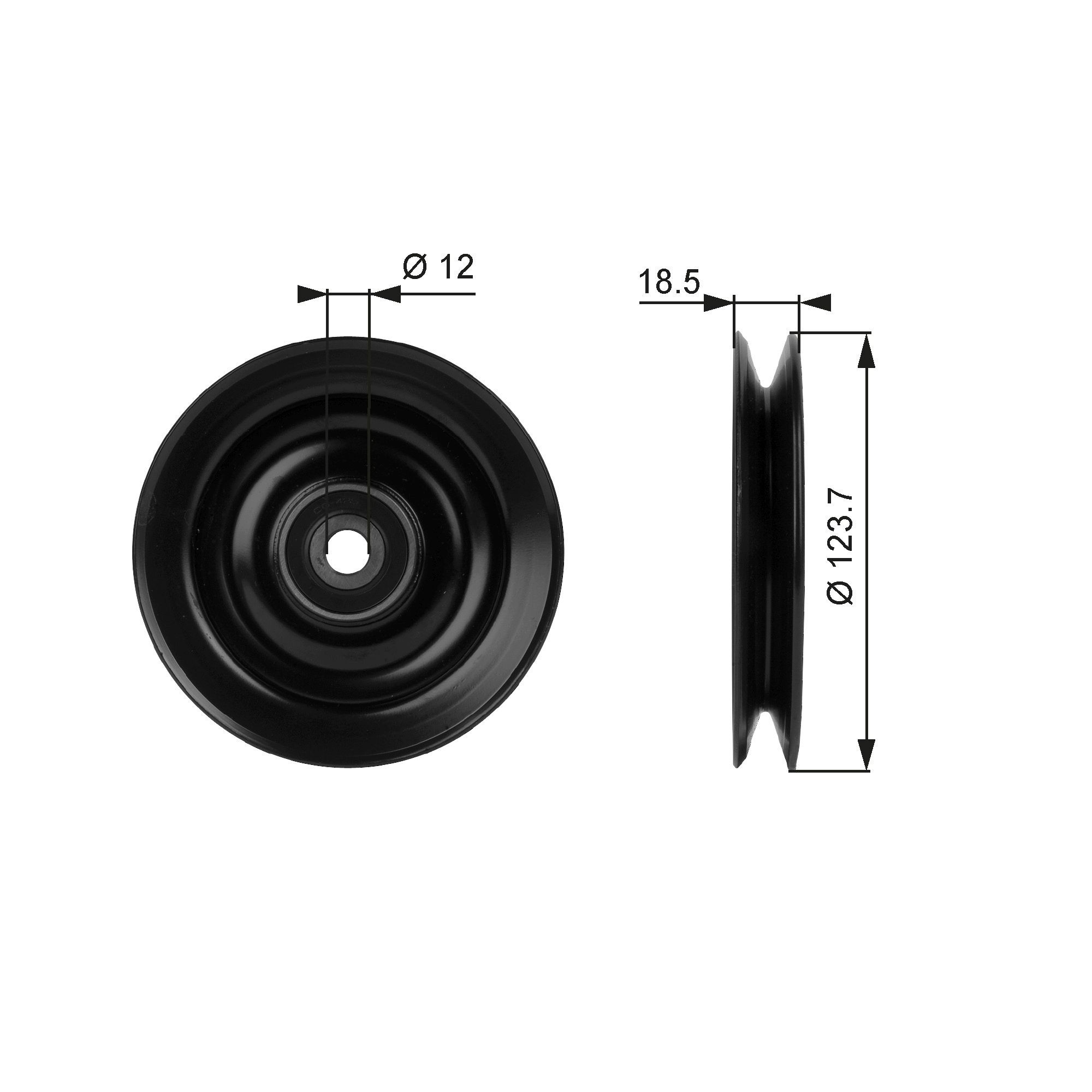 GATES Deflection / Guide Pulley, v-belt FleetRunner™ Micro-V® Kit Article number: T38040 cheaply