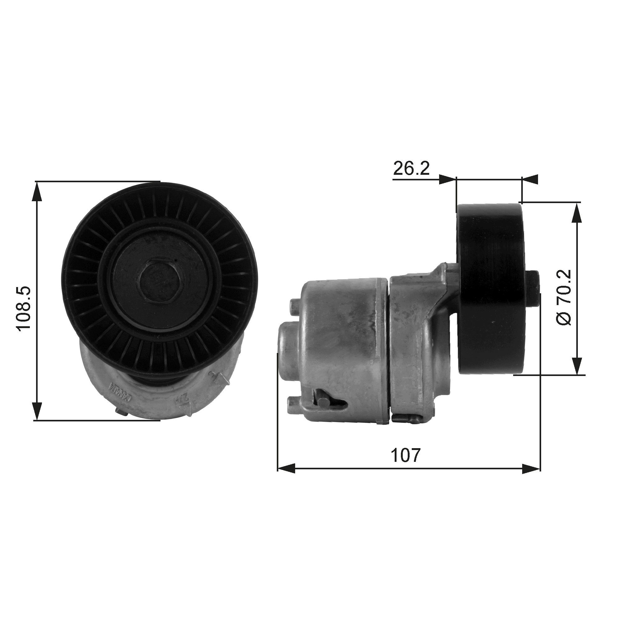 GATES Pingutusrull, soonrihm FleetRunner™ Micro-V® Kit Artikli number: T38215 soodsalt