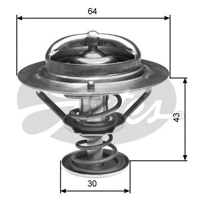 GATES Thermostat Article number: TH27082G1 cheaply