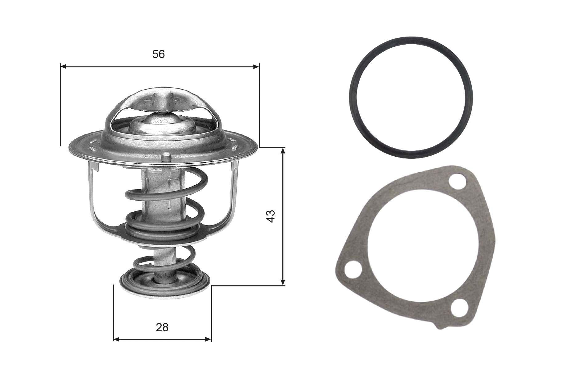 GATES Thermostat Article number: TH31276G1 cheaply