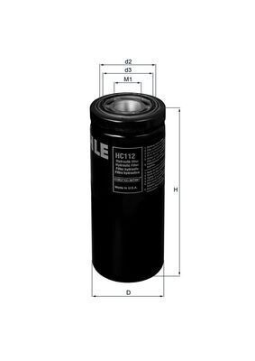 MAHLE ORIGINAL Automatic transmission filter Article number: HC 112 cheaply