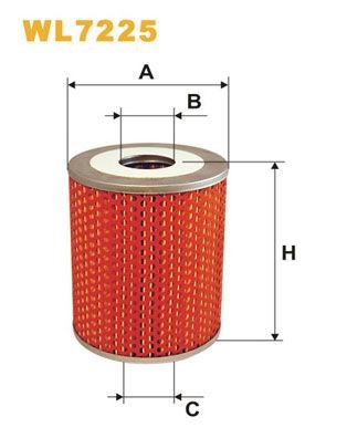 WIX FILTERS Oil filter Article number: WL7225 cheaply