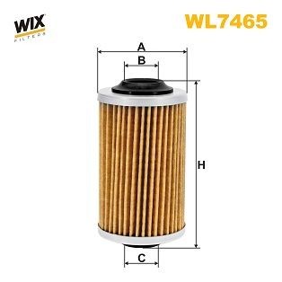 WIX FILTERS Oil filter Article number: WL7465 cheaply