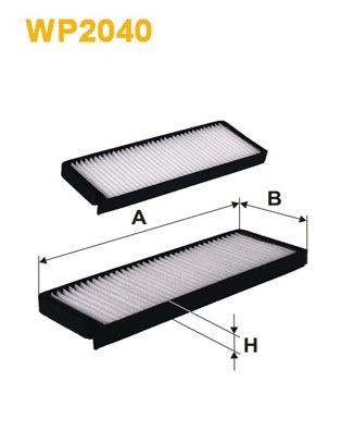 WIX FILTERS Pollen filter Article number: WP2040 cheaply