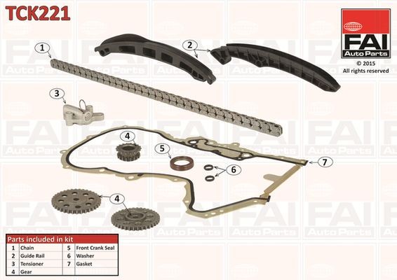 FAI AutoParts Water pump Article number: WP3182 cheaply