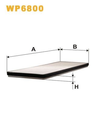 WIX FILTERS Pollen filter Article number: WP6800 cheaply