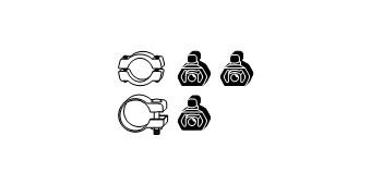VEGAZ Exhaust mounting kit Article number: RA-130 cheaply