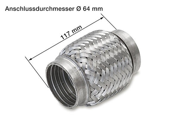 VEGAZ Fleksrør, udstødningssystem Varenummer: UFR-581 billige