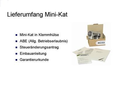 VEGAZ Retrofit Kit, catalytic converter Article number: MKO-007 cheaply