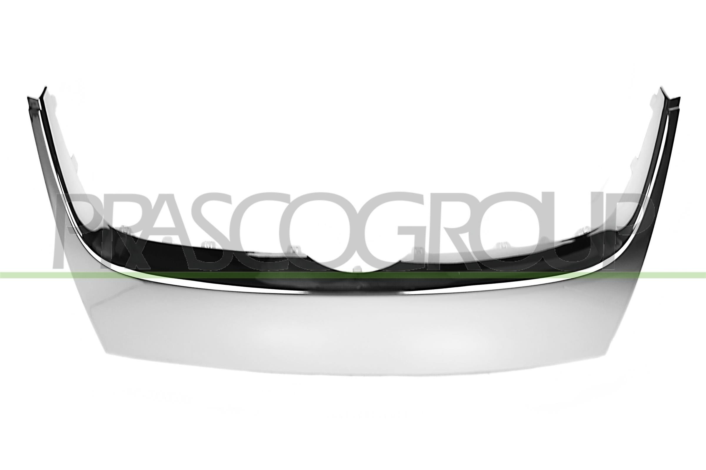 PRASCO VG5202206 Pynte- / beskyttelsesliste, kølergitter GOLF 1.4 TSI 160 HK Benzin 2009