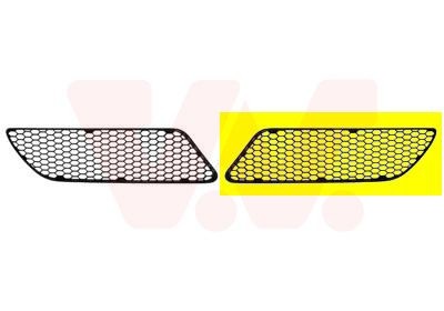 VAN WEZEL Bumper grill Article number: 0148591 cheaply