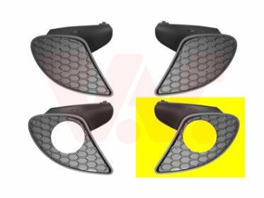 VAN WEZEL Bumper grill Article number: 0148593 cheaply