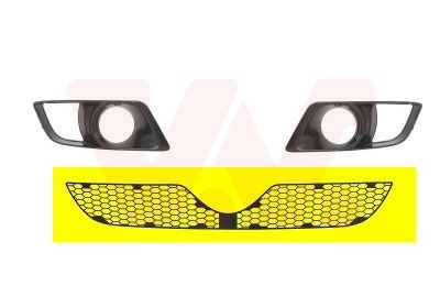 VAN WEZEL Bumper grill Article number: 0159590 cheaply