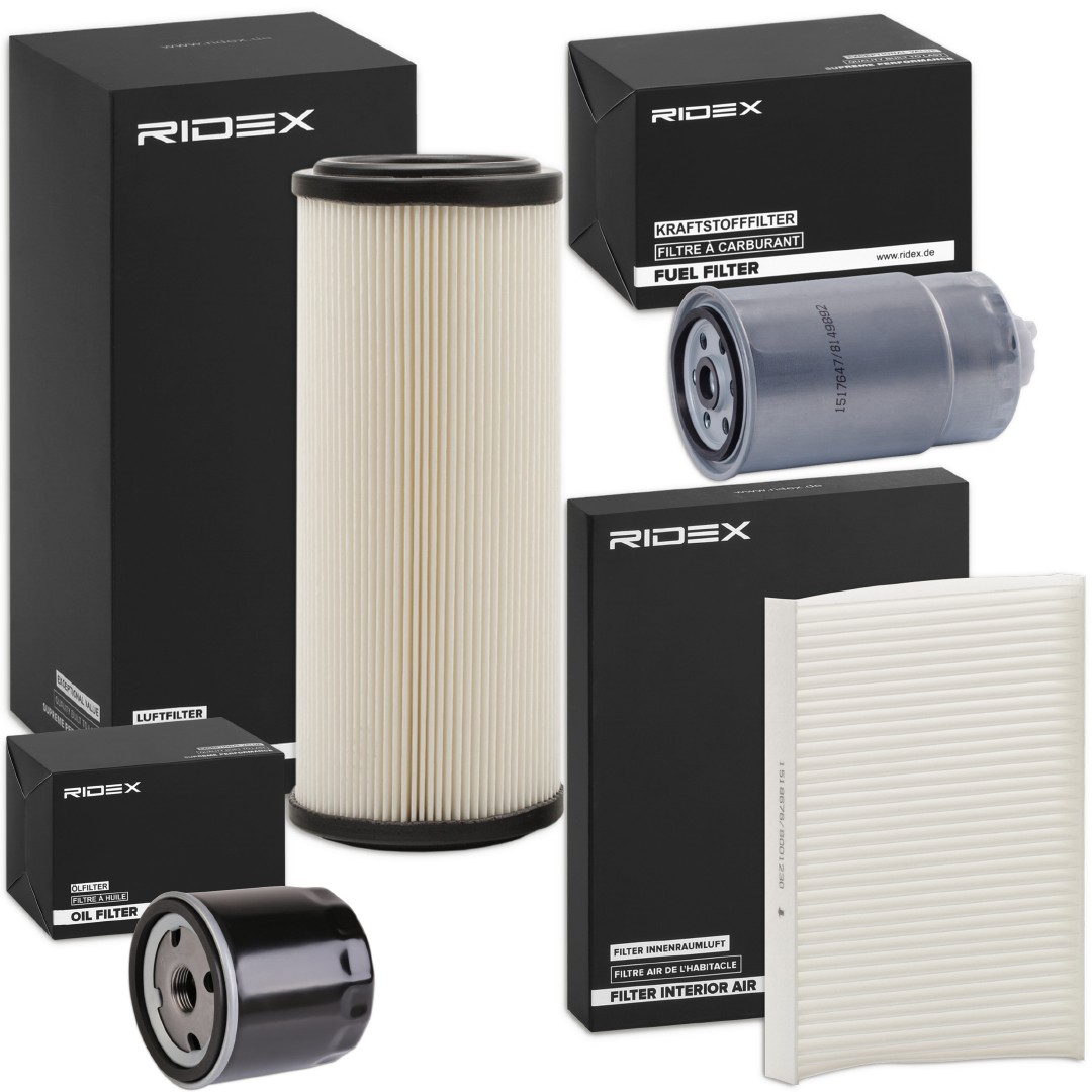 RIDEX Filter kit Varenummer: 4055F0138 billige