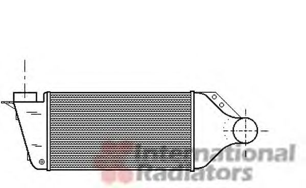 VAN WEZEL Intercooler Article number: 03004102 cheaply
