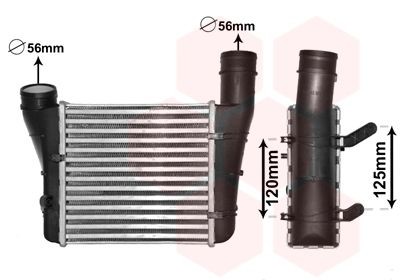 VAN WEZEL Intercooler Article number: 03004221 cheaply