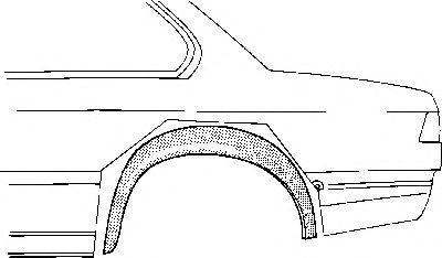 VAN WEZEL Repair panel Article number: 0305445 cheaply