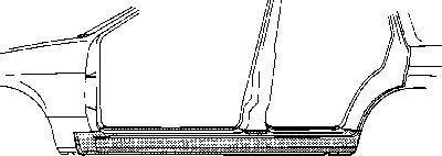 VAN WEZEL Rocker panel Article number: 0320103 cheaply