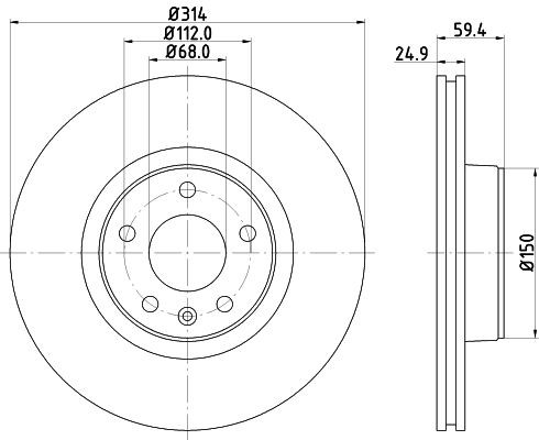 HELLA EGR cooler Article number: 8ME 376 745-401 cheaply