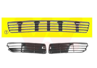 VAN WEZEL Bumper grill Article number: 0323501 cheaply