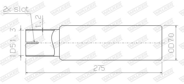 WALKER Exhaust tip Article number: 32081 cheaply