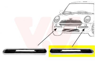 VAN WEZEL Bumper moulding Article number: 0502581 cheaply
