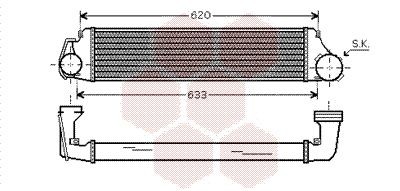 VAN WEZEL Intercooler Article number: 06004282 cheaply
