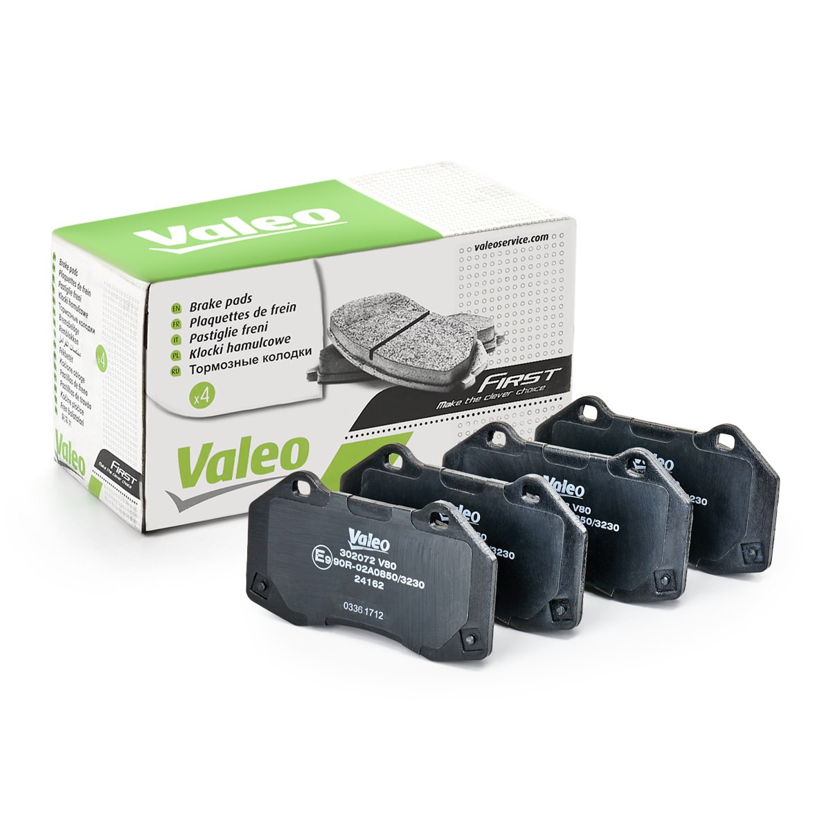 VALEO Brake pad set Article number: 302072 cheaply