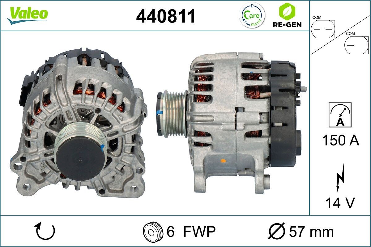 VALEO Alternator Article number: 440811 cheaply