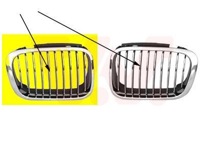 VAN WEZEL Grill Artikli number: 0646518 soodsalt