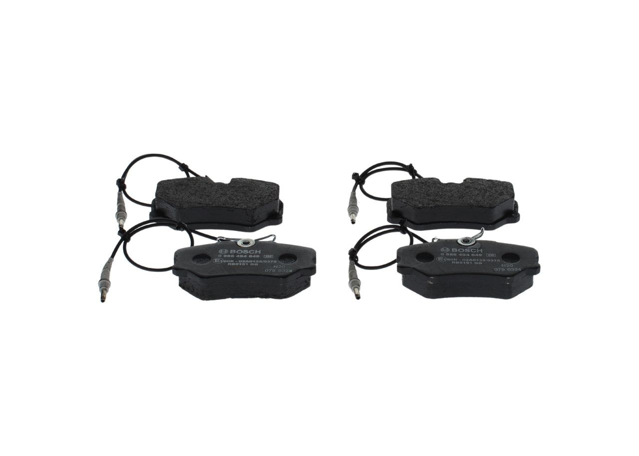 BOSCH Brake pad set Article number: 0 986 494 849 cheaply