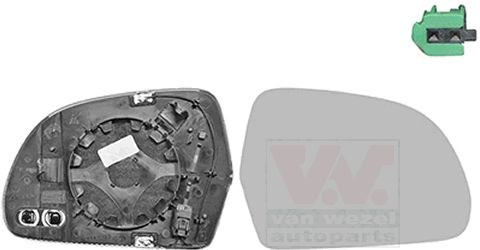 VAN WEZEL Mirror Glass, outside mirror Article number: 0334866U cheaply