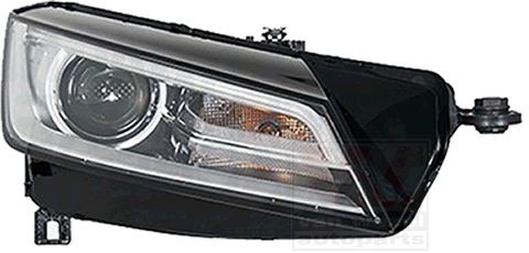 VAN WEZEL Forlygte Varenummer: 0387982M billige