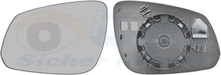 VAN WEZEL Cristal de espejo, retrovisor exterior Número de artículo: 3726835 a buen precio