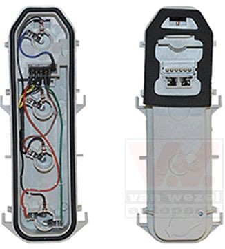 VAN WEZEL 4341969 Βάση λάμπας, πίσω φώτα CLIO 1.4 (B/CB0C, B/CB0S) 75 PS Βενζίνη 2016