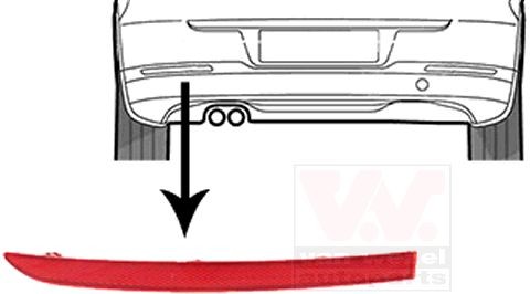 VAN WEZEL Reflex Reflector Article number: 5745939 cheaply