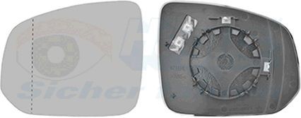 VAN WEZEL Mirror Glass, outside mirror Article number: 5999837 cheaply