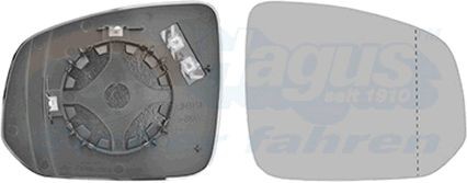 VAN WEZEL Mirror Glass, outside mirror Article number: 5999838 cheaply