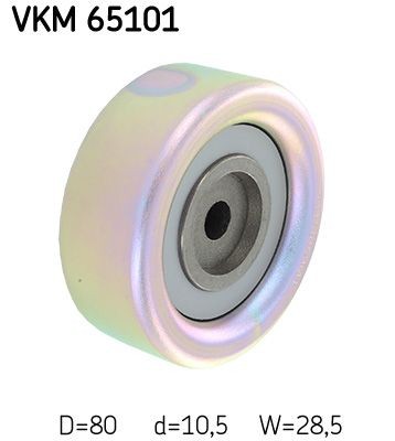 SKF Deflection / Guide Pulley, v-ribbed belt Article number: VKM 65101 cheaply