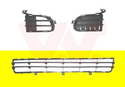 VAN WEZEL Bumper grill Article number: 1623590 cheaply