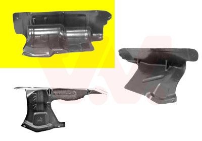 VAN WEZEL 1625704 Silencing Material, engine bay STILO 1.9 JTD 140 PS Diesel 2008