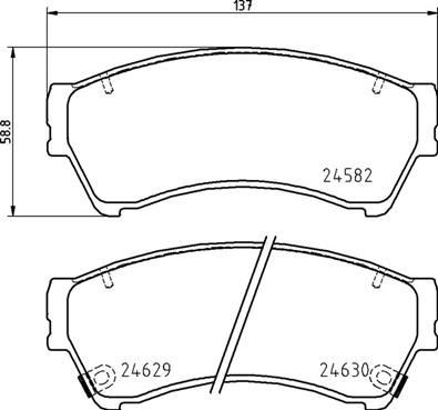 BREMBO Brake pad set Article number: P 49 060 cheaply